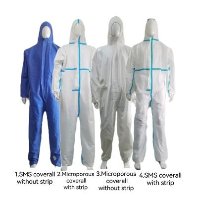 Anti-Static Disposable Coverall for Asbestos Removal CE Cat 3 III Type 5/6 Protective