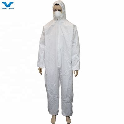 Anti-Static Disposable Coverall for Asbestos Removal CE Cat 3 III Type 5/6 Protective