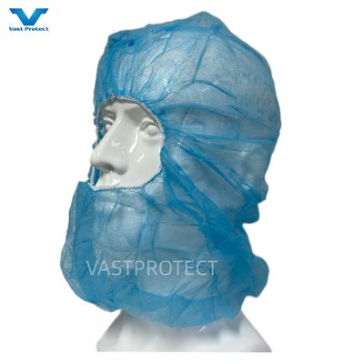 Customized Logo 18GSM Non Woven PP Ninja Balaclava Astronaut Space Cap For Protection