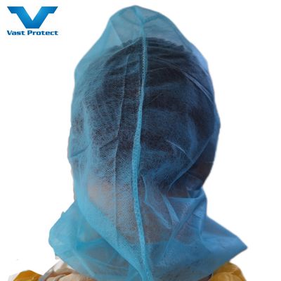 35 X 45cm Customized Blue PP Non Woven Protective Hood Cover For Dust Resistance Space Cap