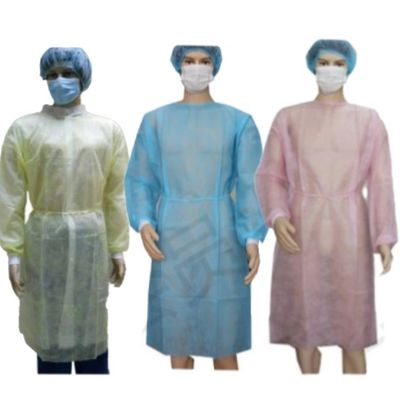 OEM Accepted SMS PP PE Level 1 2 3 Disposable Operating Gowns For Surgical Isolation
