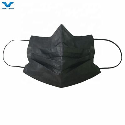 Blue White Black Earloop 3 Ply Disposable Facemask With CE EN14683 Certification