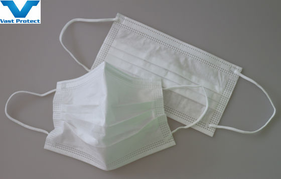 Direct CE EN14683 Disposable Elastic Medical Face Mask White Black For All Non Sterile