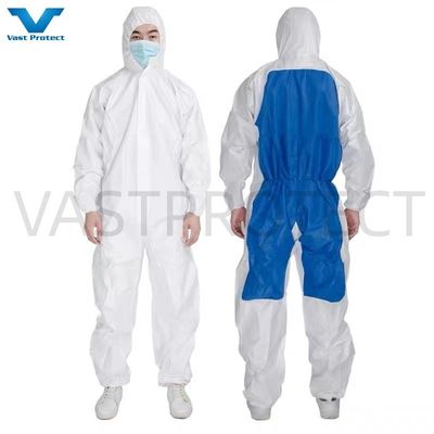 Professional PPE Safety Tyvvk Chemical Disposable Coverall Suits