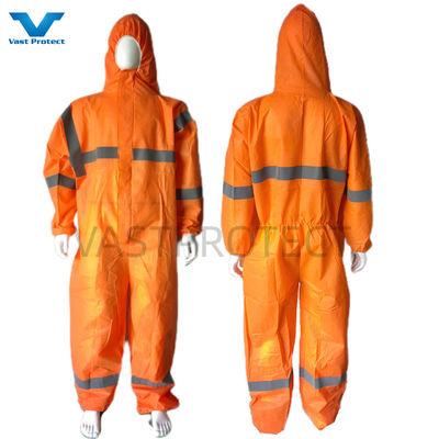 Professional PPE Safety Tyvvk Chemical Disposable Coverall Suits