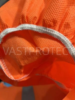 CE Certified Medical Nonwoven Type 5 6 Disposable Coverall Suit with Reflective Tape