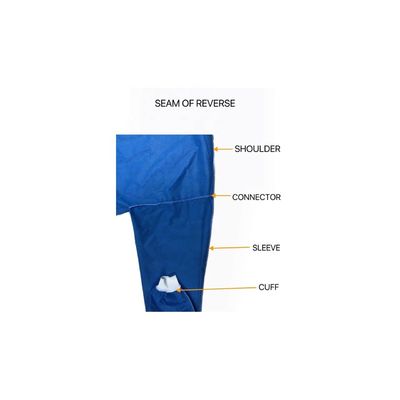 120 X 140cm SMS Isolation Gown Durable Lightweight Protection With CE Certification