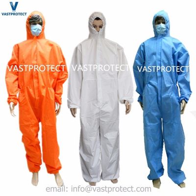 Model NO. VPT621 Disposable Nonwoven PP SMS Microporous Coveralls for Industrial Work