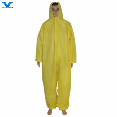 Model NO. VPT621 Disposable Nonwoven PP SMS Microporous Coveralls for Industrial Work