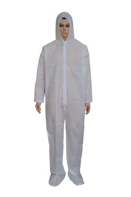 Dust Proof Disposable PP Non Woven Coverall Microporous