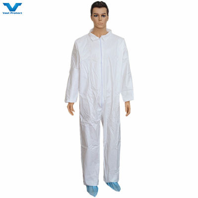 50GSM Tyvek Waterproof Polypropylene Disposable Paper SMS Non Woven PP Microporous Overall