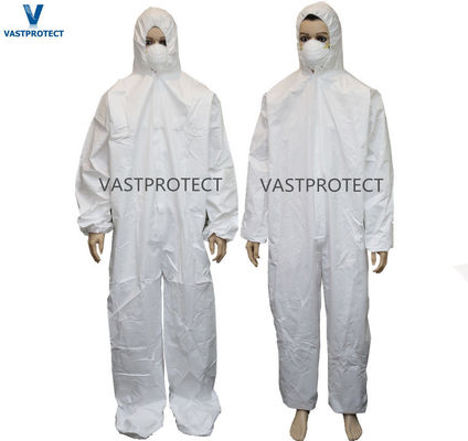 Nonwoven SMS Microporous Coveralls with Knitted Cuffs US Currency 30 Days Return Policy