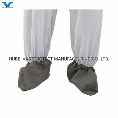 CE Cat 3 Type 5 6 Disposable Coveralls with Green Microporous Material and Customization