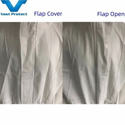 Disposable Breathable Jumpsuit Style Microporous Protective Coverall for Customization
