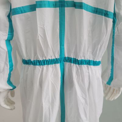 Vastprotect CE Type5 6 Waterproof Anti-Static Coveralls with Strip Customized Request