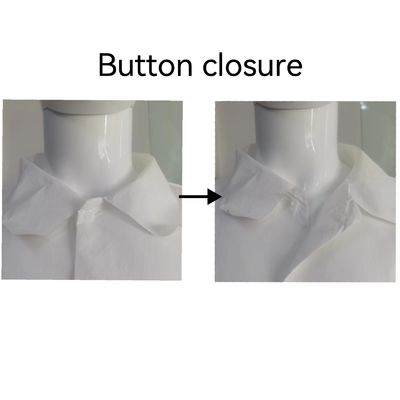 Open Fronted Style With Pocket Microporous Waterproof Dustproof Unisex Uniform Lab Coat