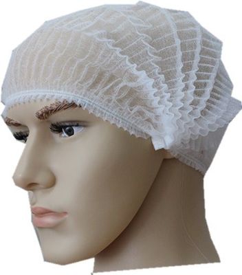 Customized Request Offered Non Woven PP Single Elastic Disposable Strip Clip Mob Cap