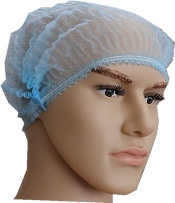 Customized Request Offered Non Woven PP Single Elastic Disposable Strip Clip Mob Cap