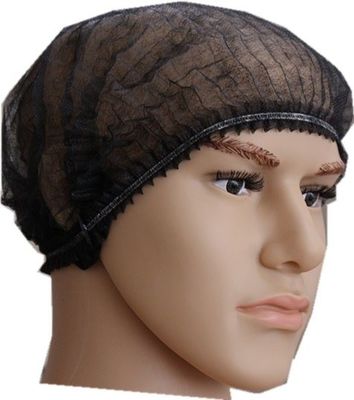 Customized Request Offered Non Woven PP Single Elastic Disposable Strip Clip Mob Cap