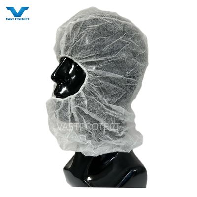 Disposable Protective Non Woven PP Ninja Balaclava Astronaut Space Cap With ISO Certified