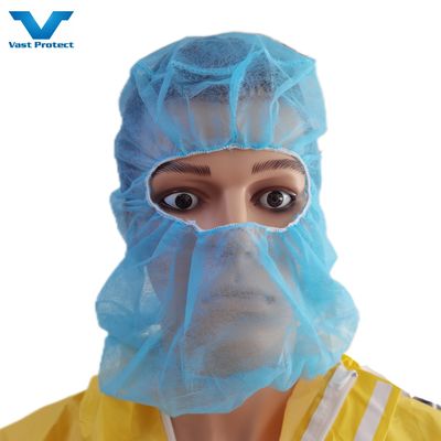 Disposable Protective Non Woven PP Ninja Balaclava Astronaut Space Cap With ISO Certified