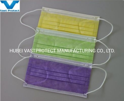 En14683 3 Ply Breathable Earloop Adult Face Mask With FFP1 Filter Rating And CE Approval