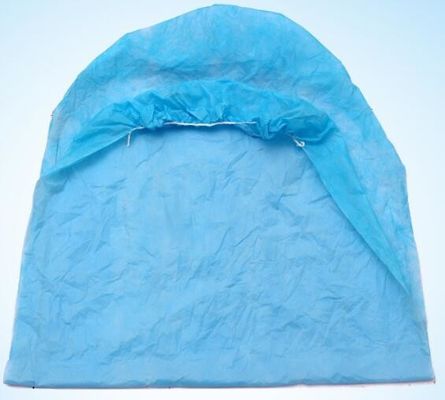 80*200cm Customization Disposable PP Spunbond Nonwoven Fabric Bed Sheet In White Blue