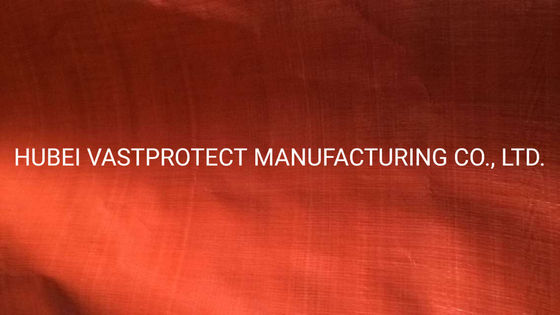 90GSM Double Orange PE Tarpaulin Roll With Paper Core Width 3.65m Yarn Form Structure
