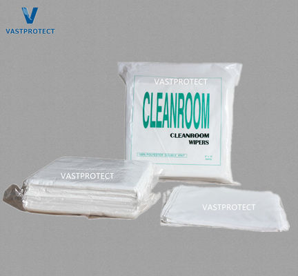 Cleanroom Wipers for LCD PCB Customization 100% Polyester Antistatic and Lint Free