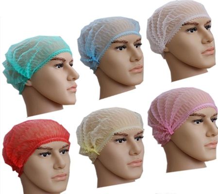 Non-Sterilized Customization Disposable Nonwoven PP Mob Clip Strip Bouffant Hairnet Cap