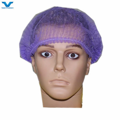 Non-Sterilized Customization Disposable Nonwoven PP Mob Clip Strip Bouffant Hairnet Cap