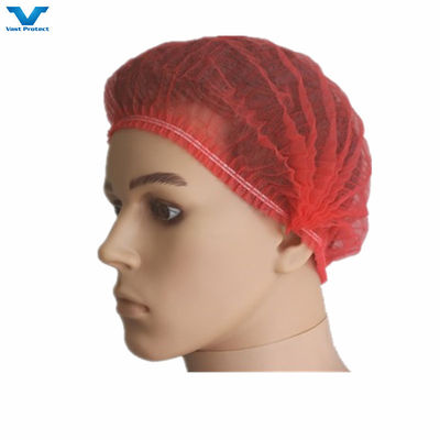 Non-Sterilized Customization Disposable Nonwoven PP Mob Clip Strip Bouffant Hairnet Cap