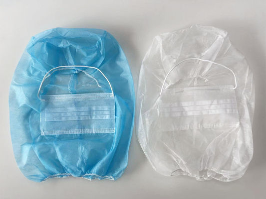 Food Processing Industry Workshop Lab V202 Disposable PP Ninja Balaclava Hood Head Cover