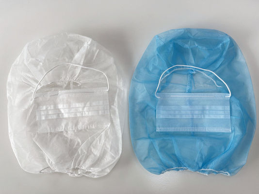 Food Processing Industry Workshop Lab V202 Disposable PP Ninja Balaclava Hood Head Cover