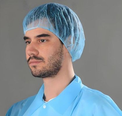 Food Processing Hairnets in Bulk with 10GSM Gram and Spun-Bounded Poly Non-Woven PP