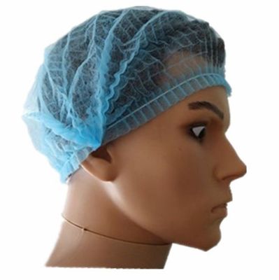 Free Sample Disposable Bouffant Hairnet Strip Clip Mob Cap for Dustproof Protection