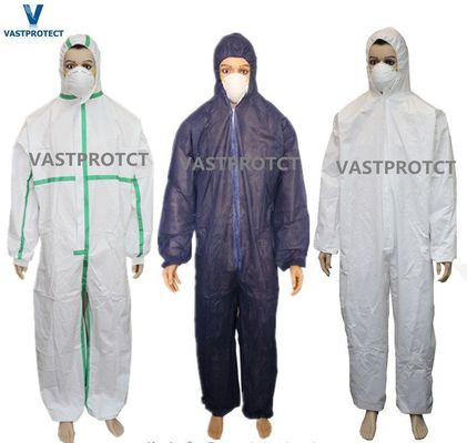 Protective Clothing Disposable Nonwoven PP SMS All-in-one Coveralls for South America