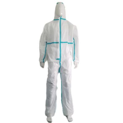 Cat 3 Type 5/6 Asbestos Removal Disposable Coveralls with Hood and Logo Sticker/Printing