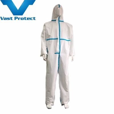Polypropylene Disposable Paper SMS Non Woven PP Microporous Overall for Xxxxl Size