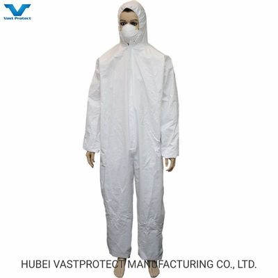 Cat 3 Type 56 Protective Nonwoven PP Disposable Microporous Coverall All-in-one Suit