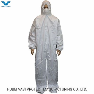 VPT621-2 CE Cat 3 Type 5 6 Anti-Static Disposable Microporous Coveralls with Bootscover