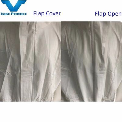 En14325 White Soft Waist Micro Film Protecting Coating for Comfortable Protection