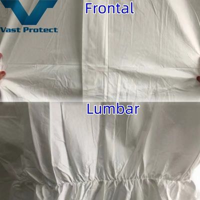 En14325 White Soft Waist Micro Film Protecting Coating for Comfortable Protection