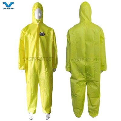 175*140cm Disposable Protective Microporous PPE Type 4 Coveralls For Dust Protection