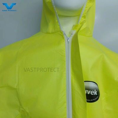175*140cm Disposable Protective Microporous PPE Type 4 Coveralls For Dust Protection