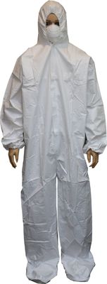 DuPont Tyvek Disposable White Paint Hazmat Tychem Chemical Work Coverall Boiler Work Safety Suit with Hood Collar