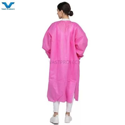 Protective Disposable PP/SMS/Microporous Tyvek Lab Coat for Unisex in Industrial Safety
