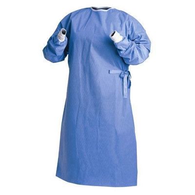Disposable Pink Nonwoven PP Sterile SMS Isolation Gown for Dental Hospital Operation