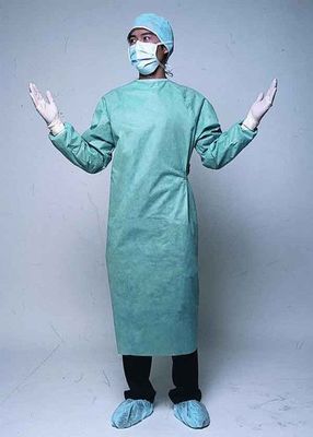 Disposable Pink Nonwoven PP Sterile SMS Isolation Gown for Dental Hospital Operation