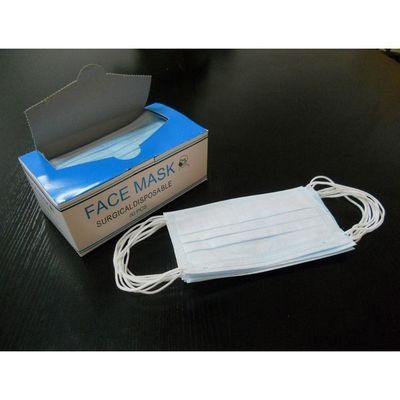 Disposable Type I II Iir Protective Black White Earloop PP 3ply Non-Woven Face Mask